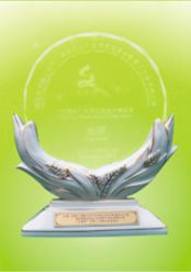 飞龙在天获第七届中国（深圳）文博会冬季工艺美术精品展金奖奖杯